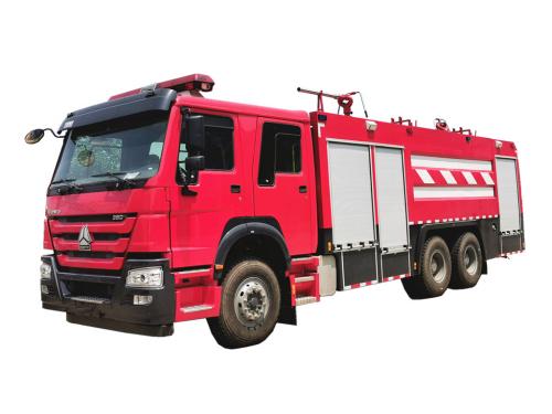 HOWO 6×6 AWD dry powder fire engine for sale