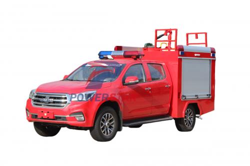 Isuzu off road 4x4 pick up tanker fire truck