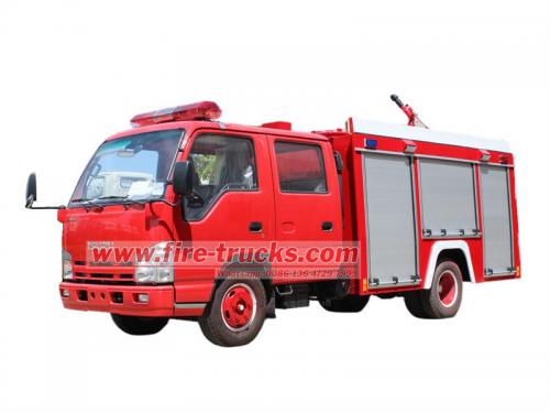 Isuzu ELF 120HP fire water truck