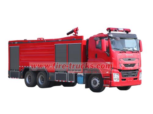 Isuzu Giga heavy duty foam fire truck