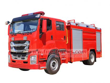 Isuzu 4x2 heavy duty foam fire fighting pumper truck