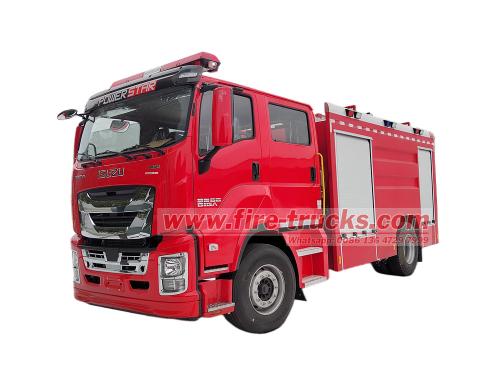 Philippine Isuzu 8000 liters water foam fire tender