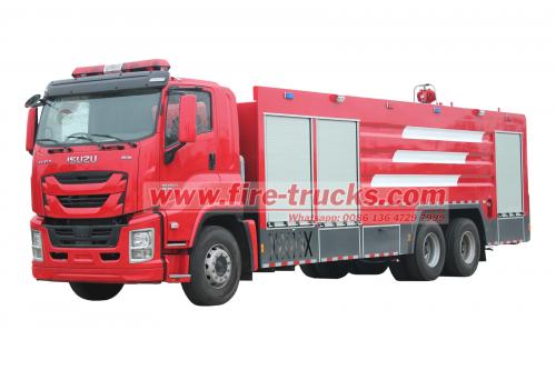Isuzu 420 Hp heavy fire rescue pumper