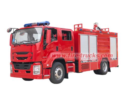 Isuzu FTR pumper tanker fire truck