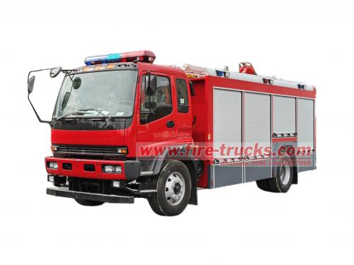 Isuzu FVR 4x2 6cbm foam water fire truck