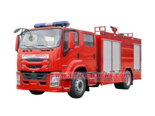 ISUZU FTR foam fire engine truck