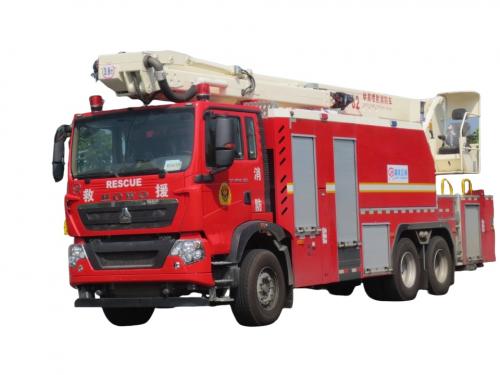 Original factory HOWO lift high jet  fire truck