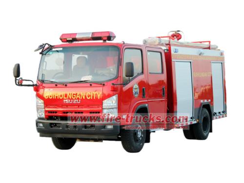 ISUZU 5000 liter water fire truck