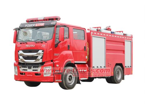 ISUZU GIGA water foam fire engine
