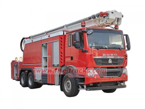 HOWO 32m water&foam tower fire truck