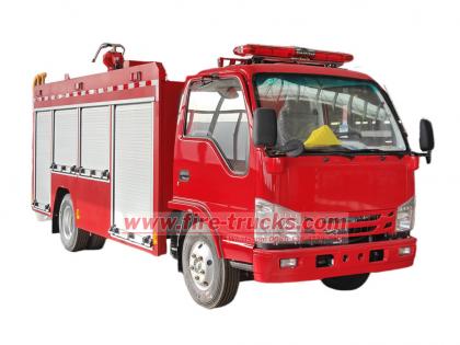 ISUZU NKR light-duty water tender fire truck