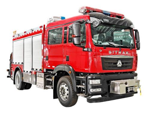 HOWO 4x2 emergency fire rescue pumper truck