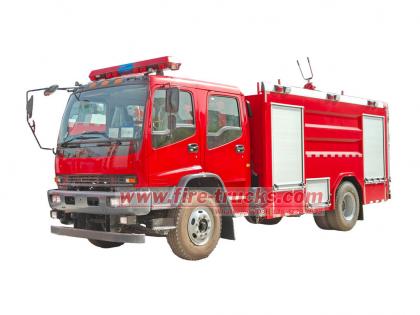 ISUZU FVR water foam fire truck