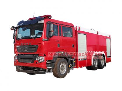 HOWO 6x4 heavy rescue apparatus fire truck