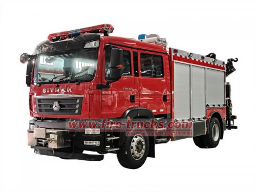 SINOTRUK SITARK fire rescue truck