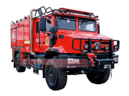 FAW 4×4 all-terrain water fire tender