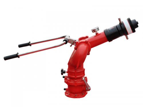 Fire truck with PL48 fire monitor