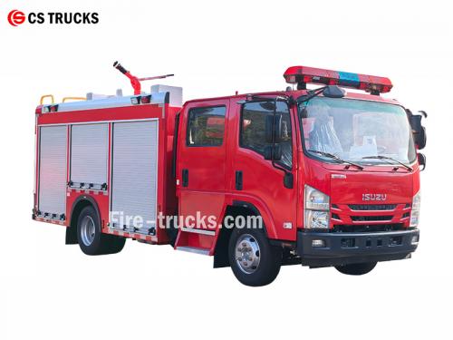 ISUZU NPR 189HP Water Pumper Fire Rescue Truck