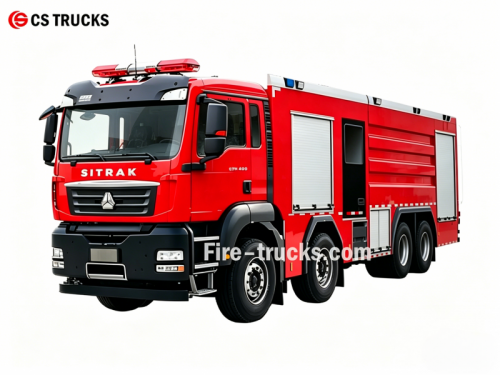 HOWO SITRAK 6600 Gallons Water Rescue Fire Truck