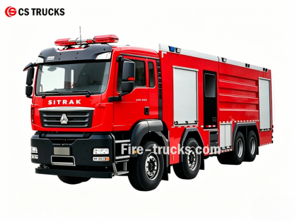 HOWO SITRAK 6600 Gallons Water Rescue Fire Truck