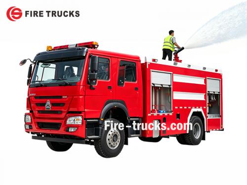 High Pressure Foam Fire Truck HOWO