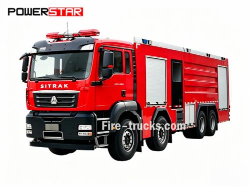 HOWO SITRAK 6600 Gallons Water Rescue Fire Truck
