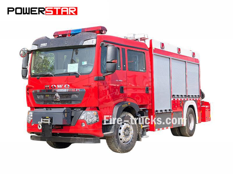 HOWO Emergency Rescue Fire Fighting Truck