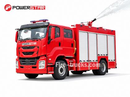 Albania ISUZU foam fire fighting tanker truck