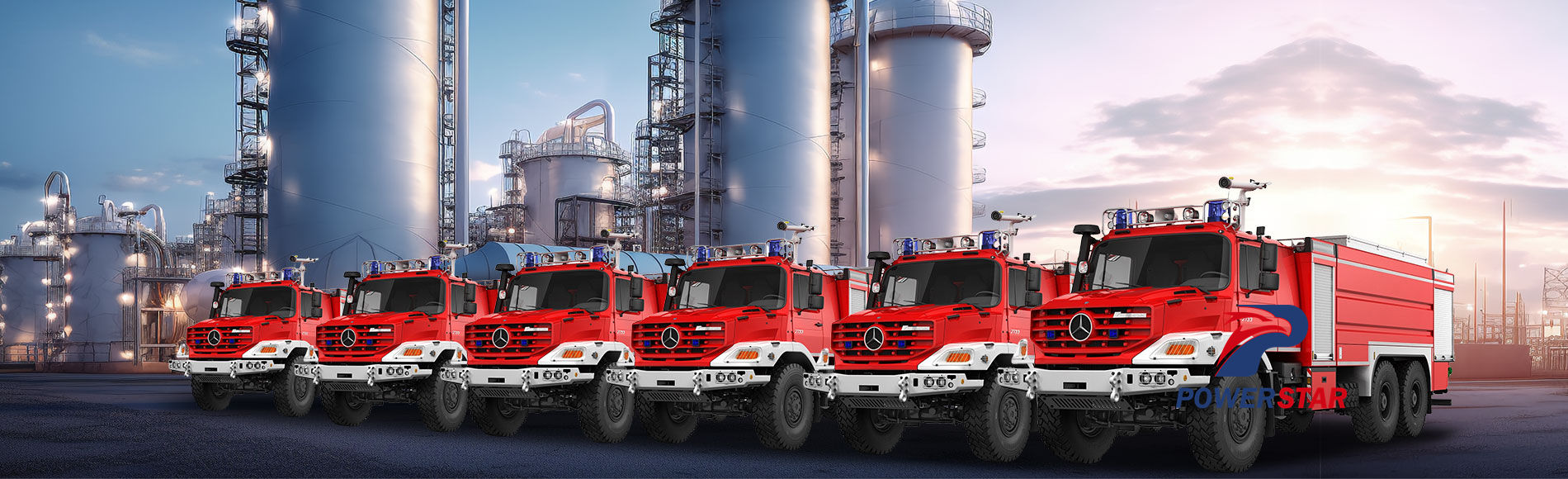 Benz fire truck