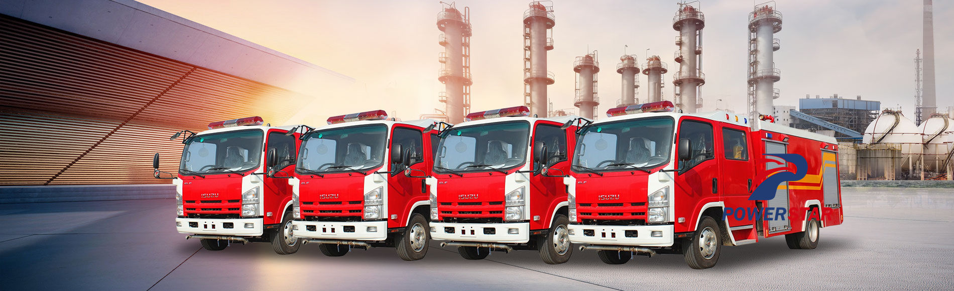Isuzu elf fire truck
