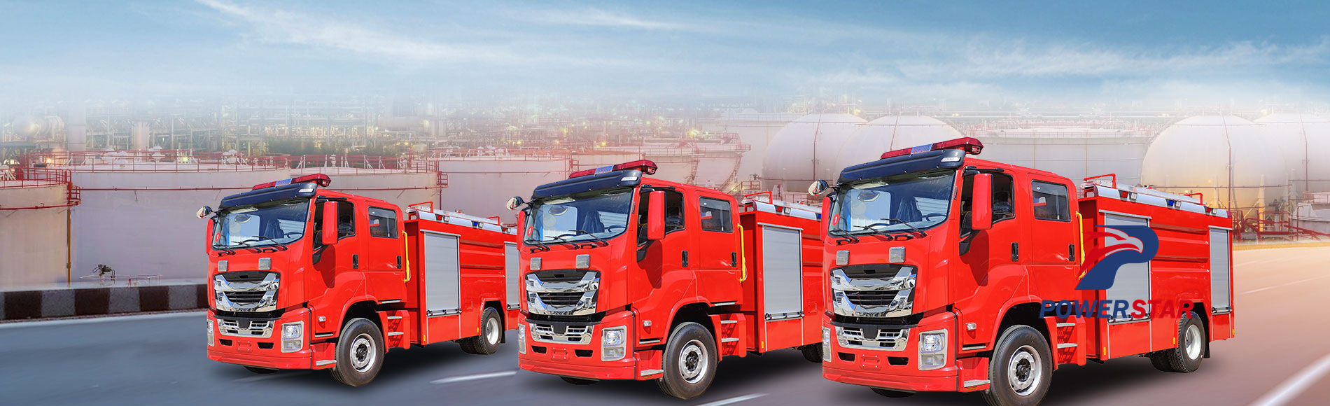 Isuzu water fire truck