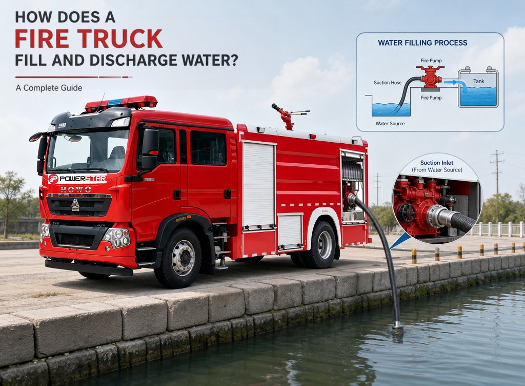 How Does a Fire Truck Fill and Discharge Water? A Complete Guide