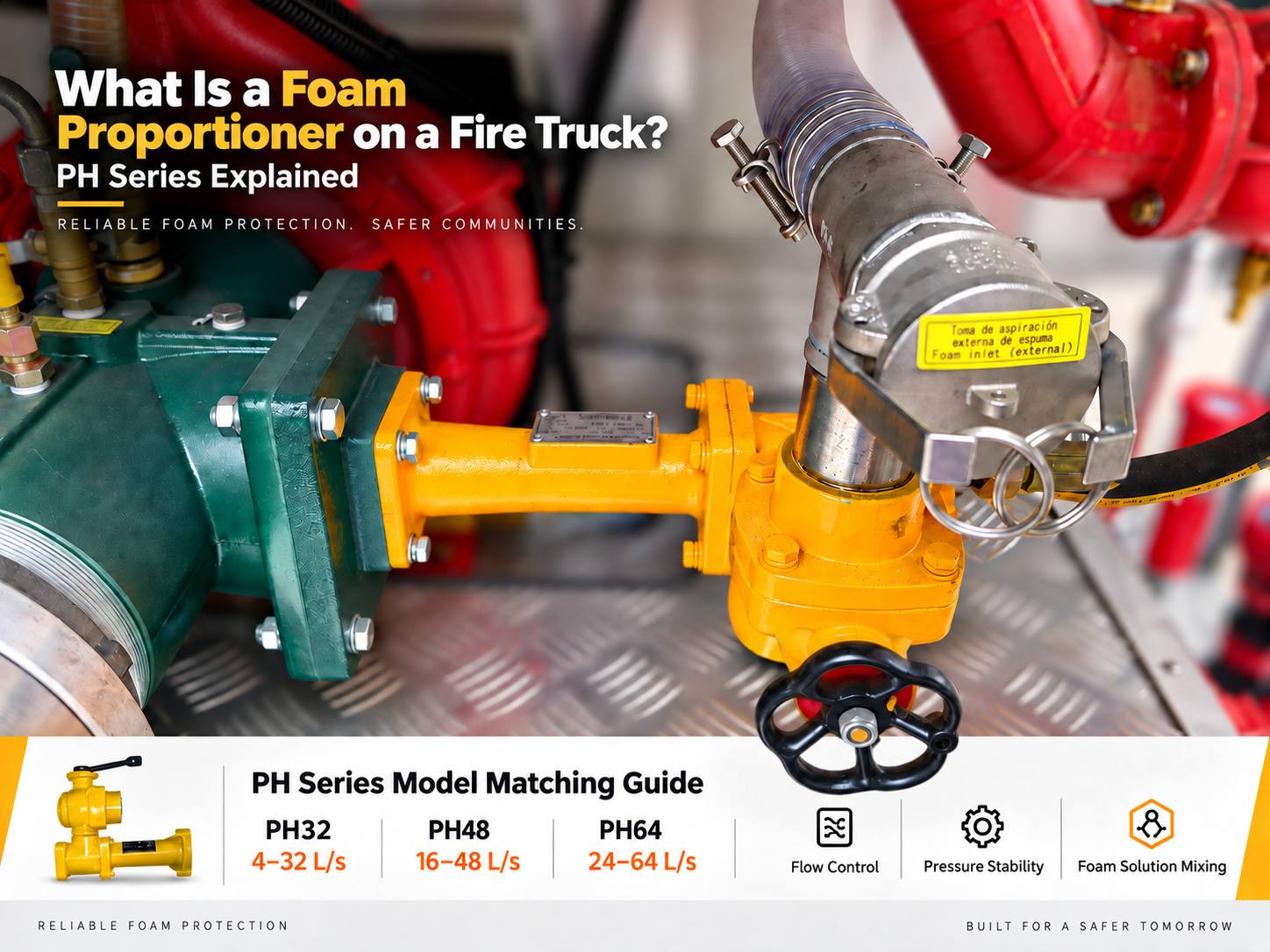 What Is a Foam Proportioner on a Fire Truck? PH Series Explained