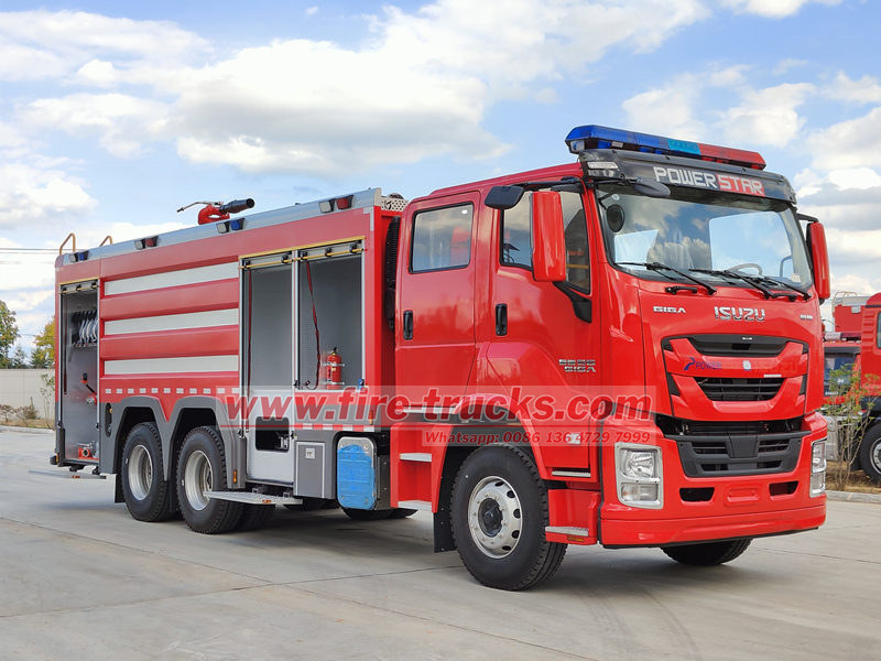 The Purpose of Standard Firefighting Equipment on ISUZU Fire Trucks