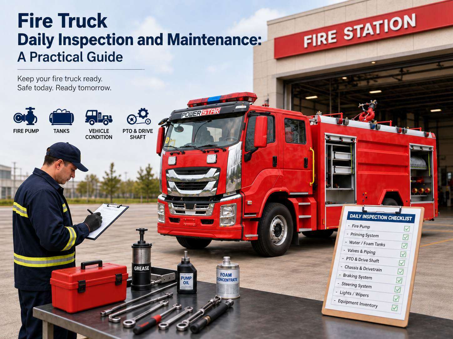 Fire Truck Daily Inspection and Maintenance: A Practical Guide