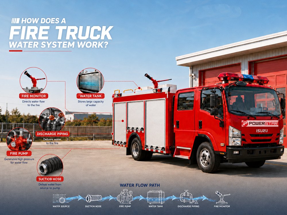 How Does a Fire Truck Water System Work