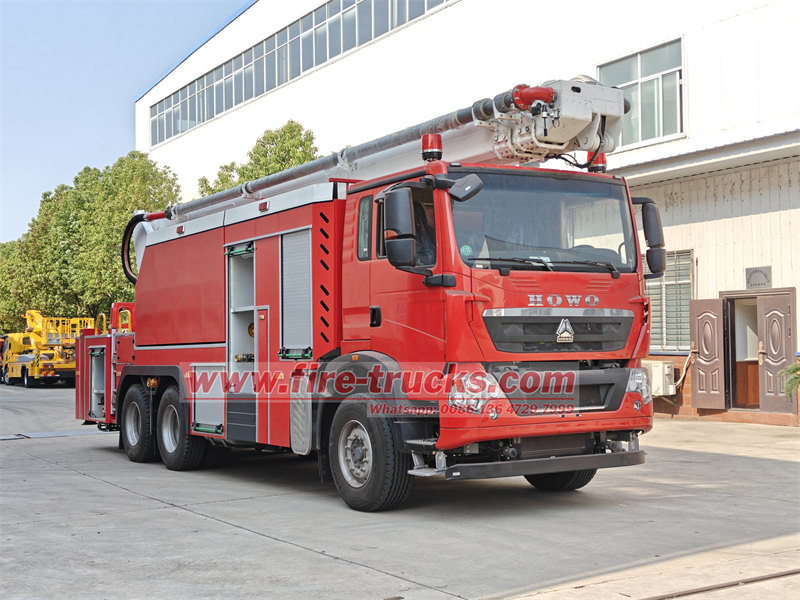 HOWO Water Tower Firefighting Truck: Structure and Applications