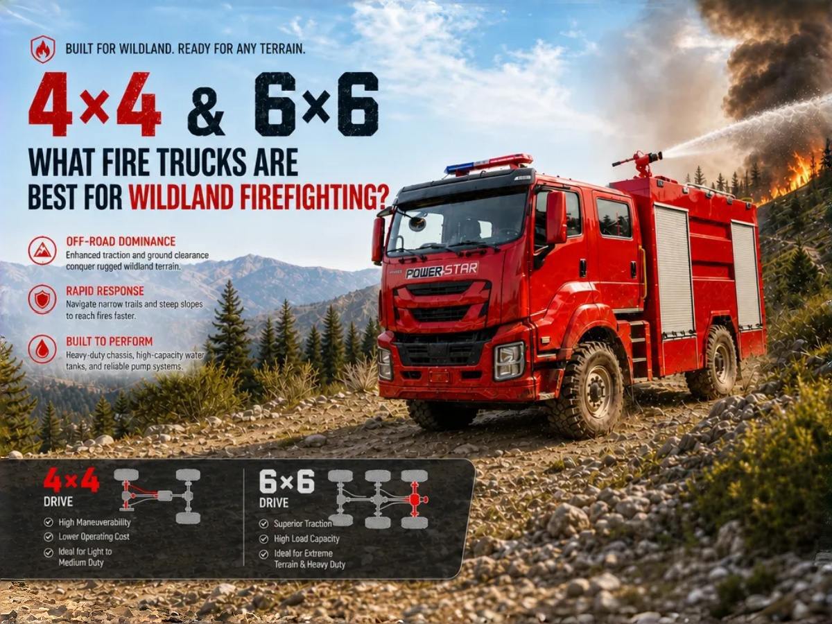 What Fire Trucks Are Best for Wildland Firefighting? Types, Features & Selection Guide