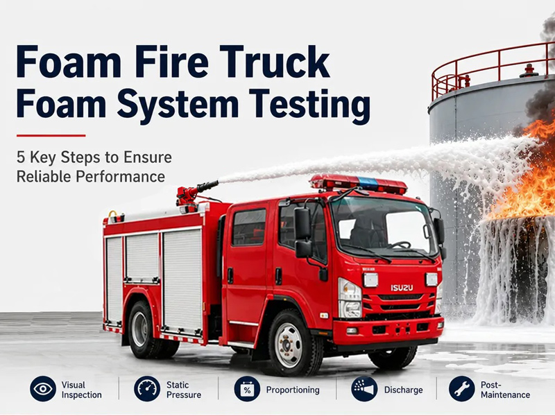 How to Test the Foam System on a Foam Fire Truck?