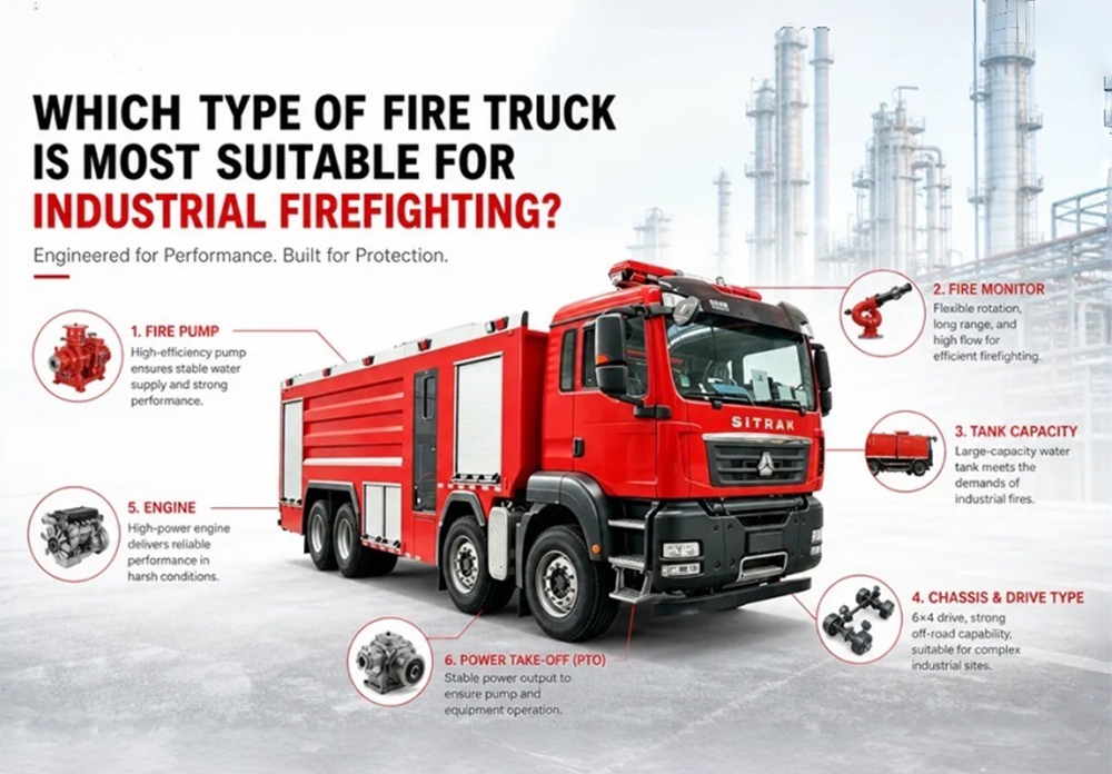Which Type of Fire Truck Is Most Suitable for Industrial Firefighting?