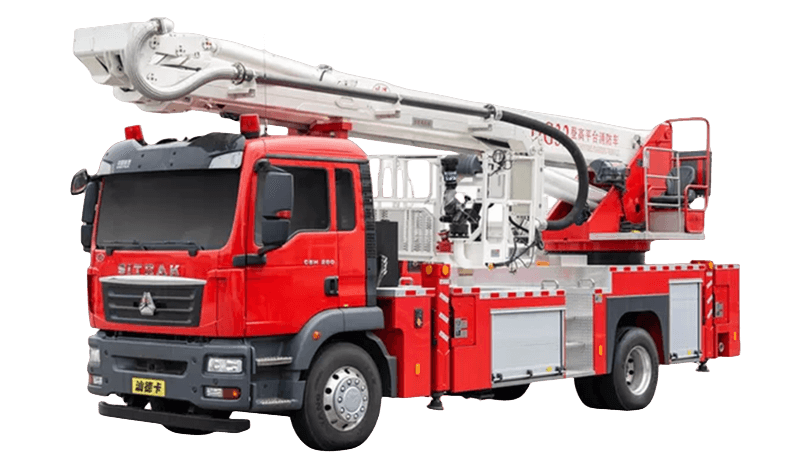 Foam Tower Fire Truck