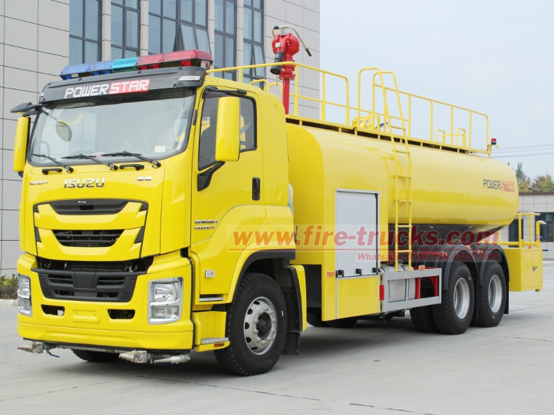 Morocco ISUZU GIGA pumper fire truck 14,000L