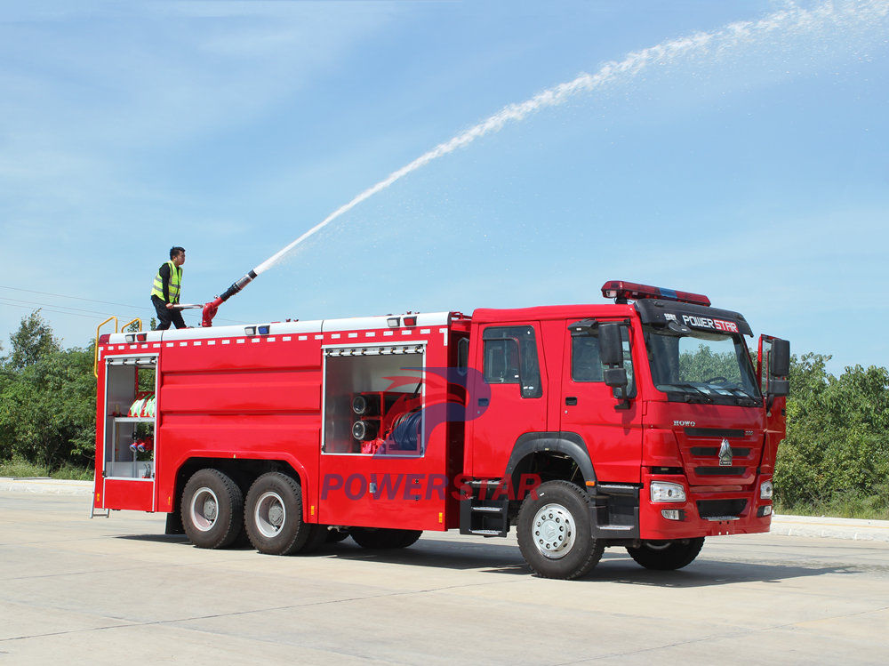 HOWO 6x4 heavy fire fighting truck