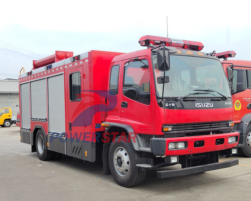 ISUZU 240HP FVR 10CBM fire rescue truck