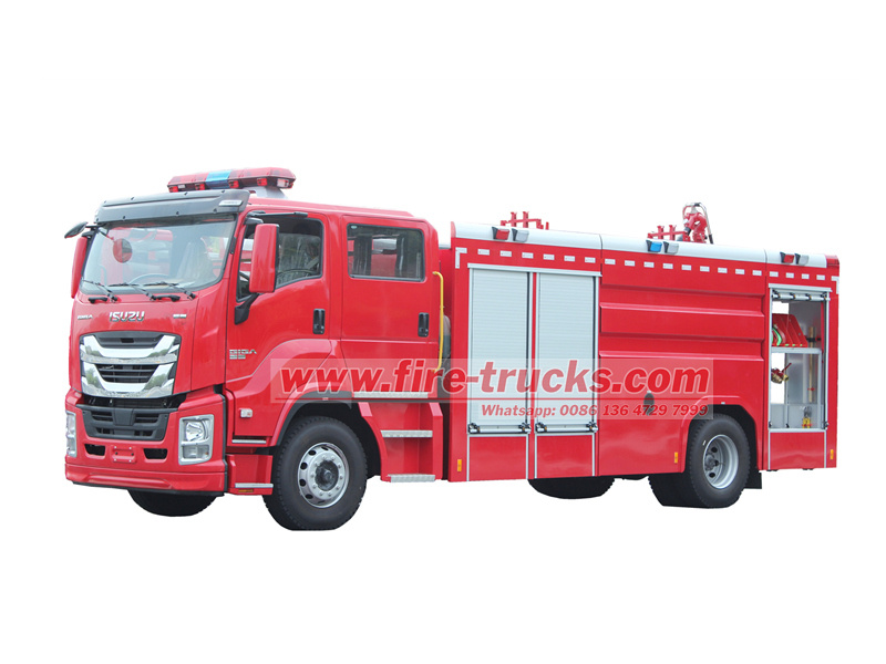 ISUZU GIGA 8cbm Water Fire Truck Manual