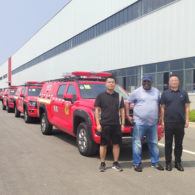 Nigeria customer order 17units of 2,000L Isuzu mini fire engine