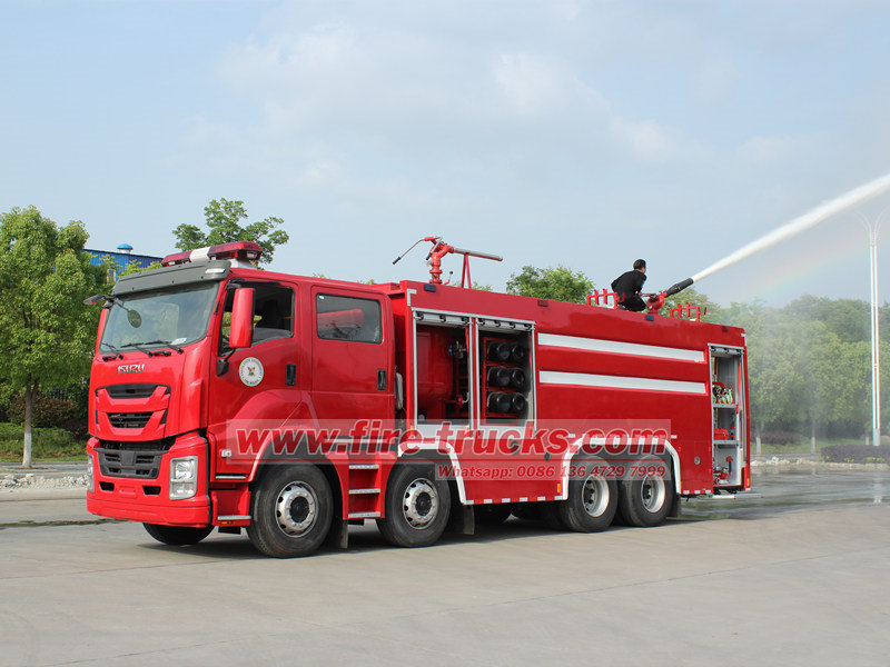 The Structure and Functions of Each Part of an ISUZU Powder Fire Truck