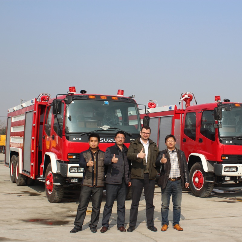 Saudi Arabia client speak highly on Isuzu heavy duty fire tender