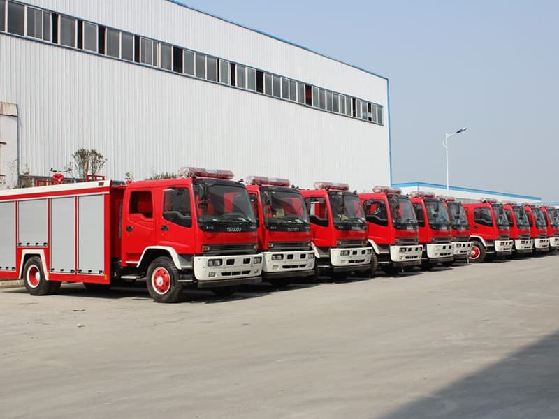 Ethopia goverment purchase 200 unit isuzu FTR firefighting trucks