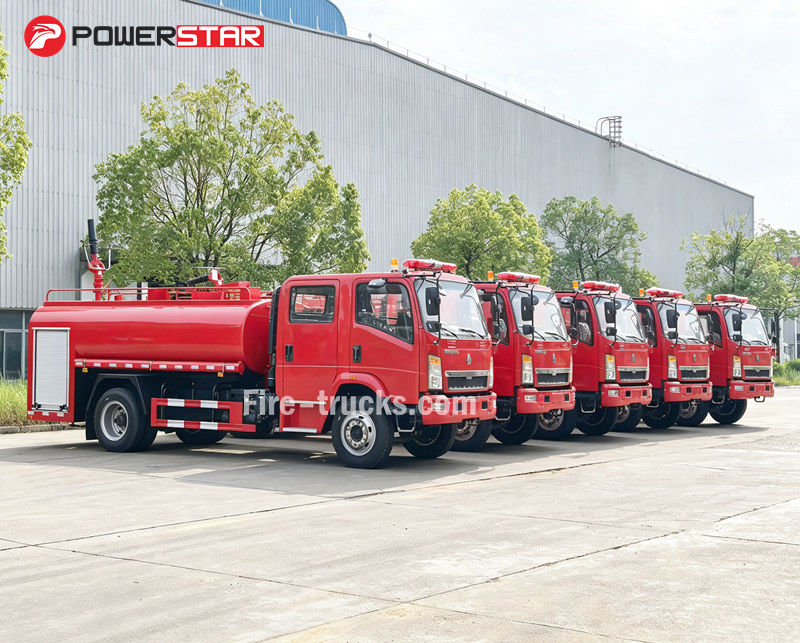 HOWO 6cbm Emergency Foam Fire Rescue Truck